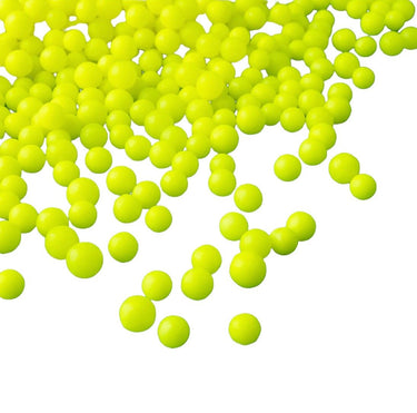 Glowing Yellow 4mm Sugar Pearls - Cool Mom Sprinkles